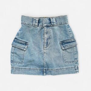 Pacsun cargo denim mini shirt
